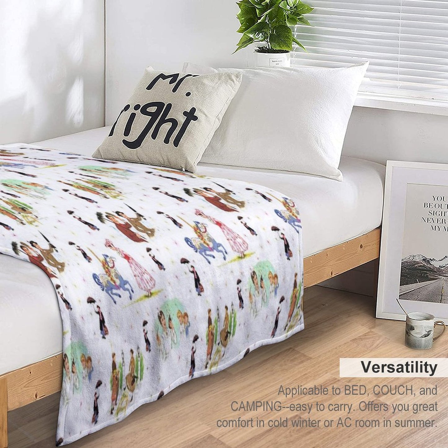 Mary Poppins IX Throw Blanket