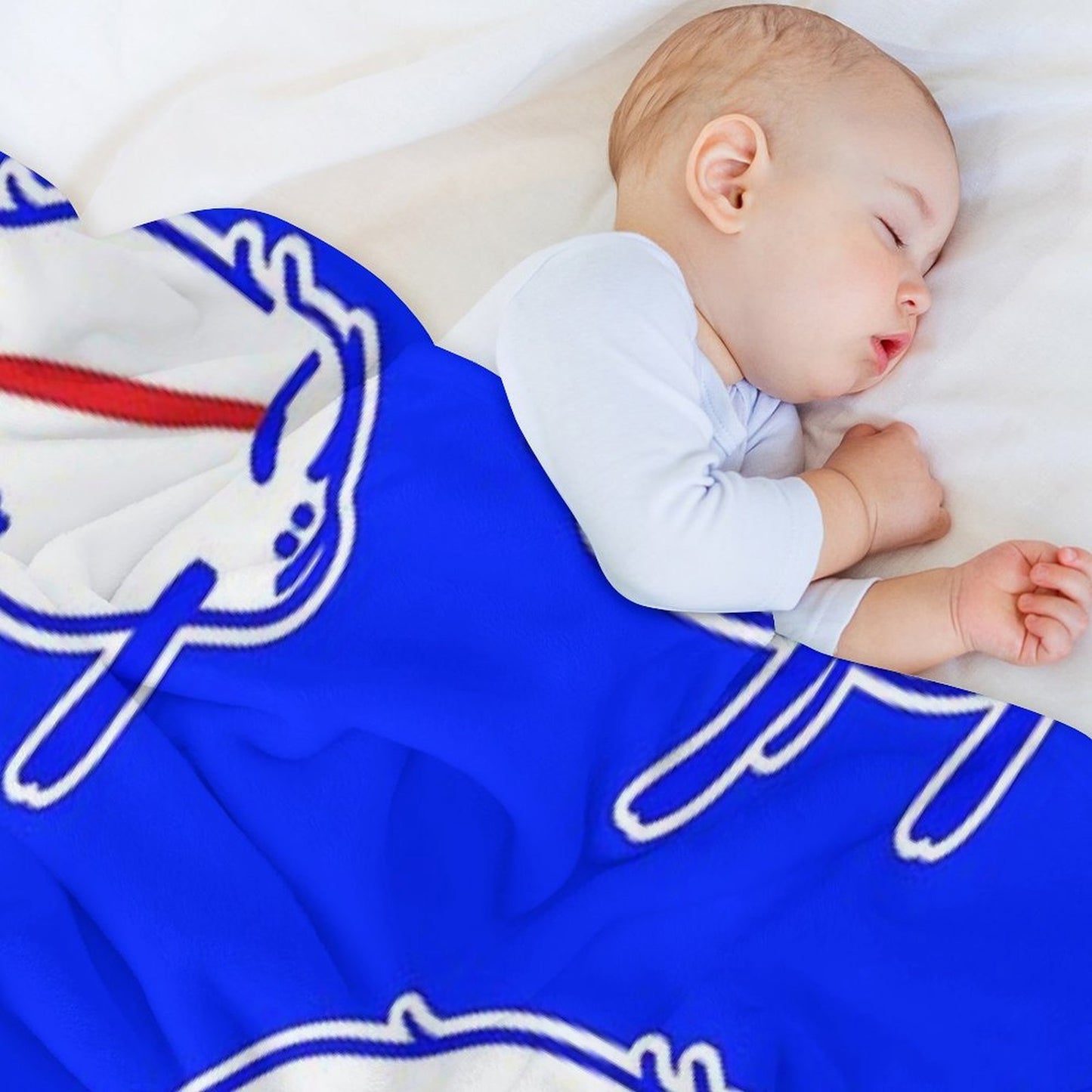 Josh Allen Drawing Throw Blanket