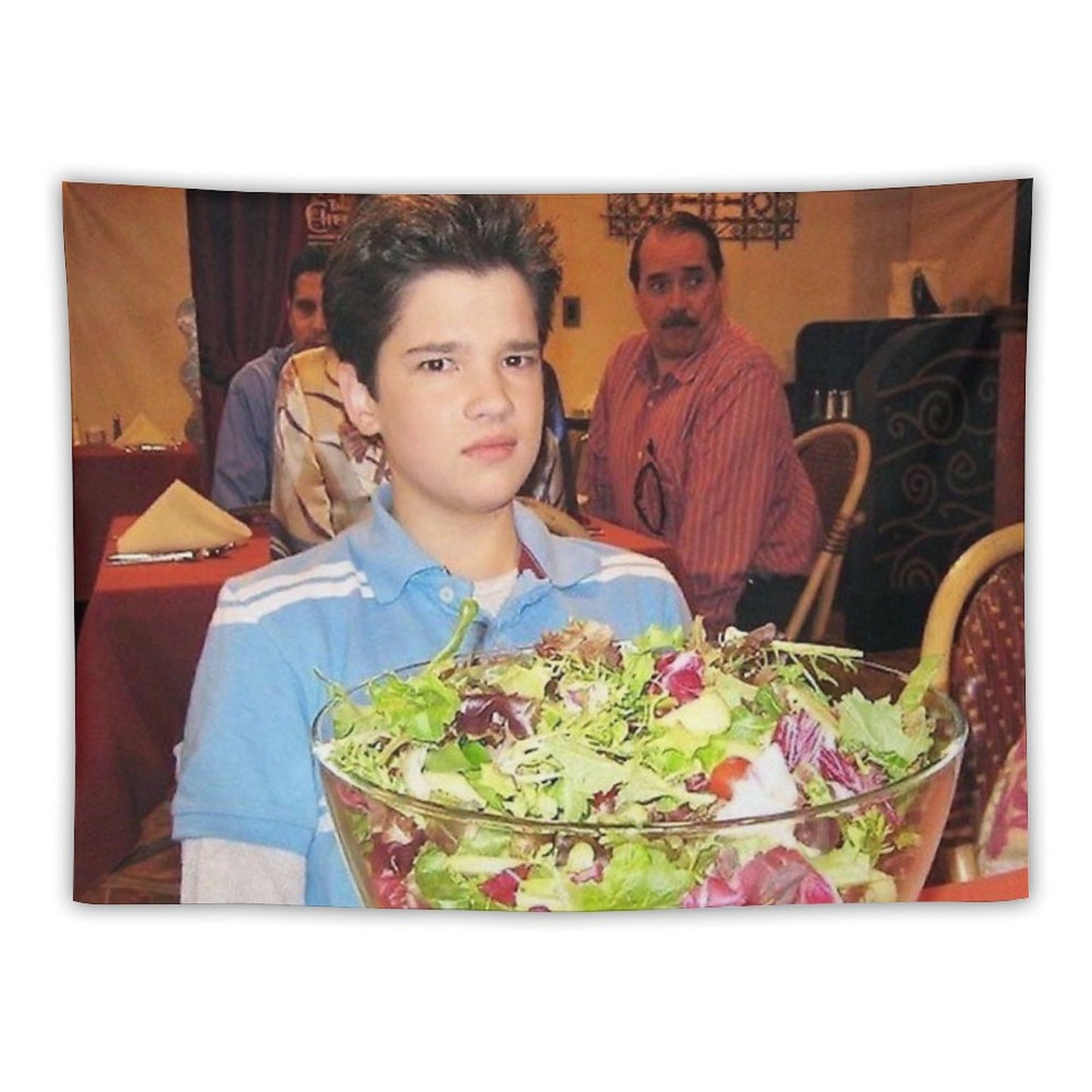 Freddie Benson with A Salad Tapestry