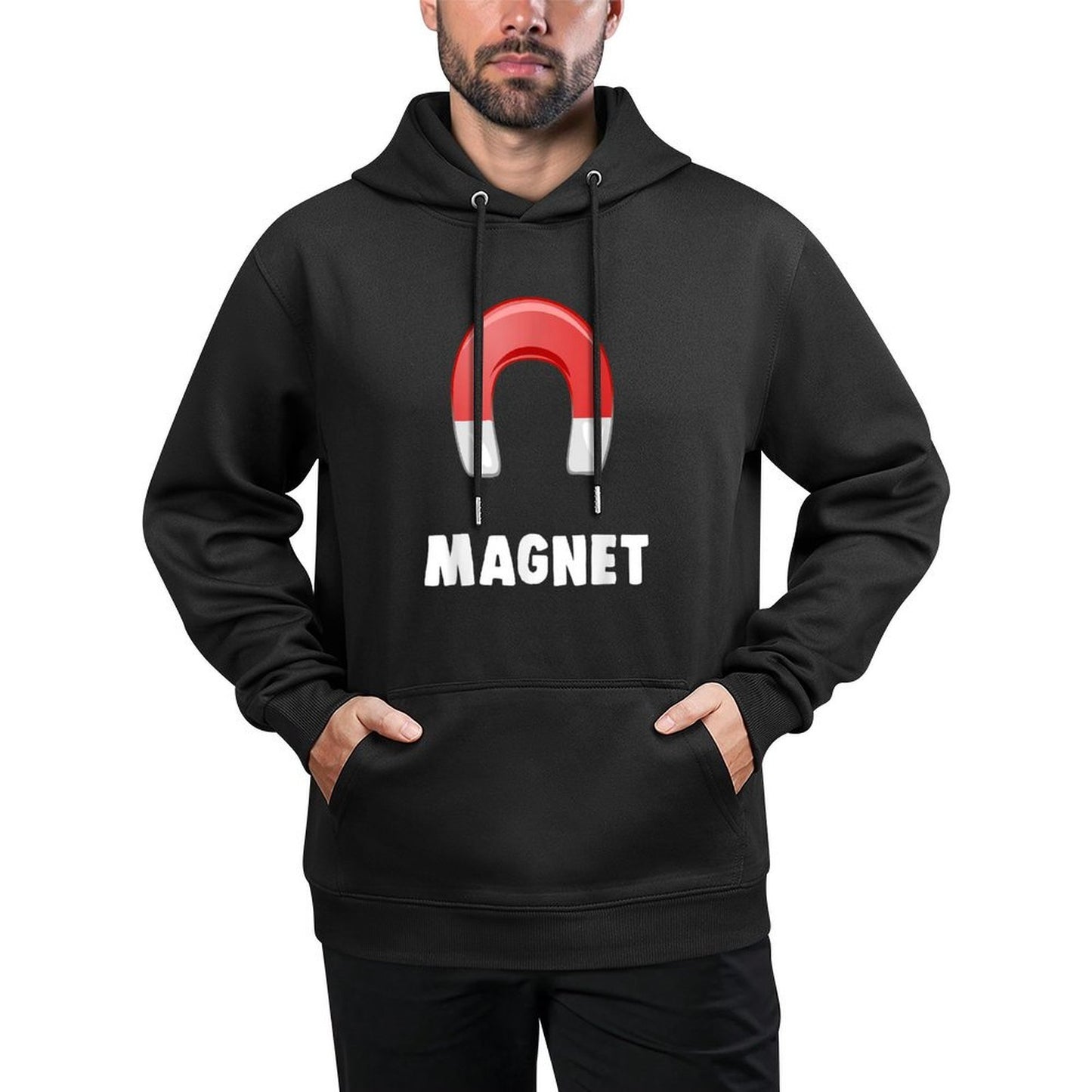 Magnet T-shirt Matching Halloween Costumes For Couples Moisture-Wicking Hoodie