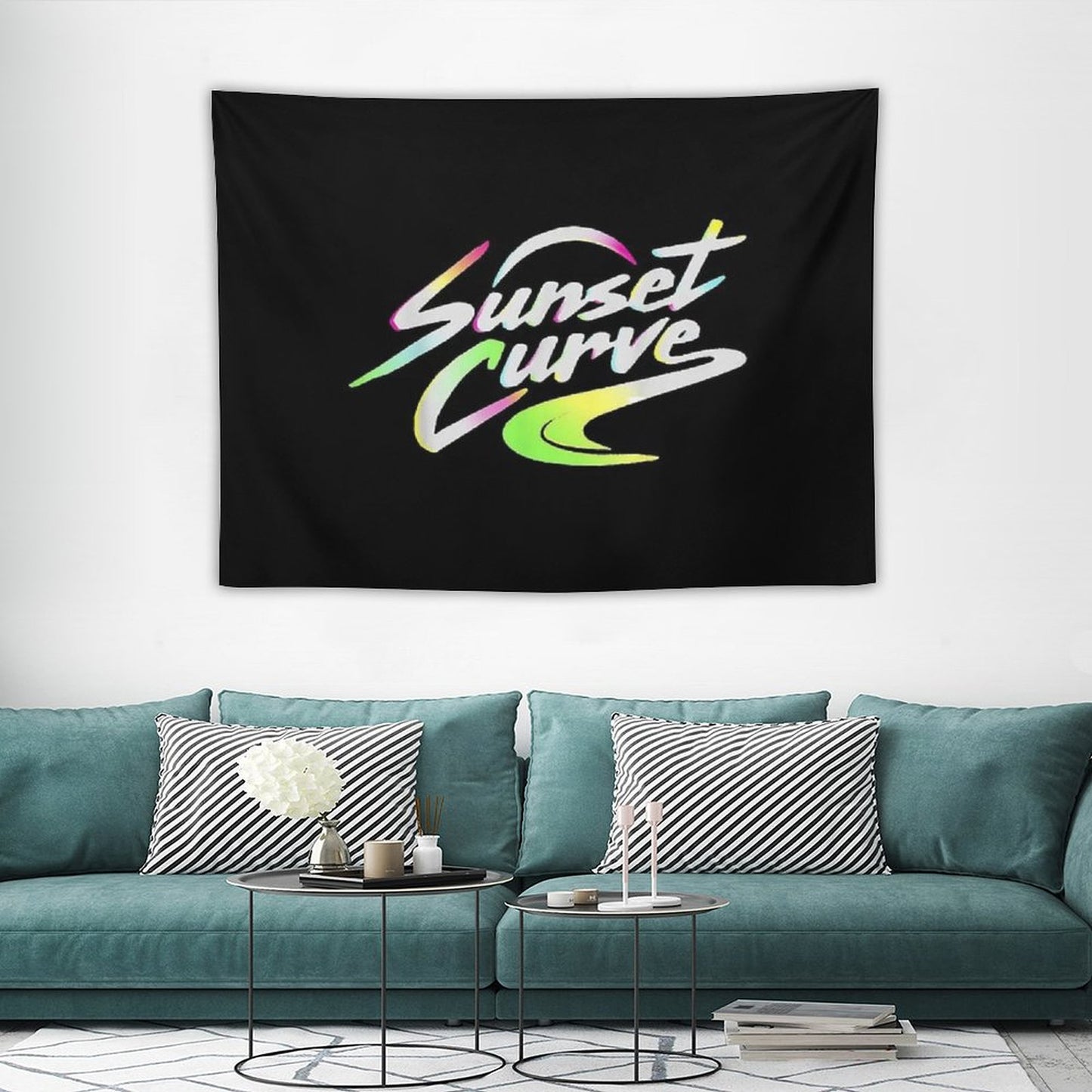 Sunset Curve Tapestry