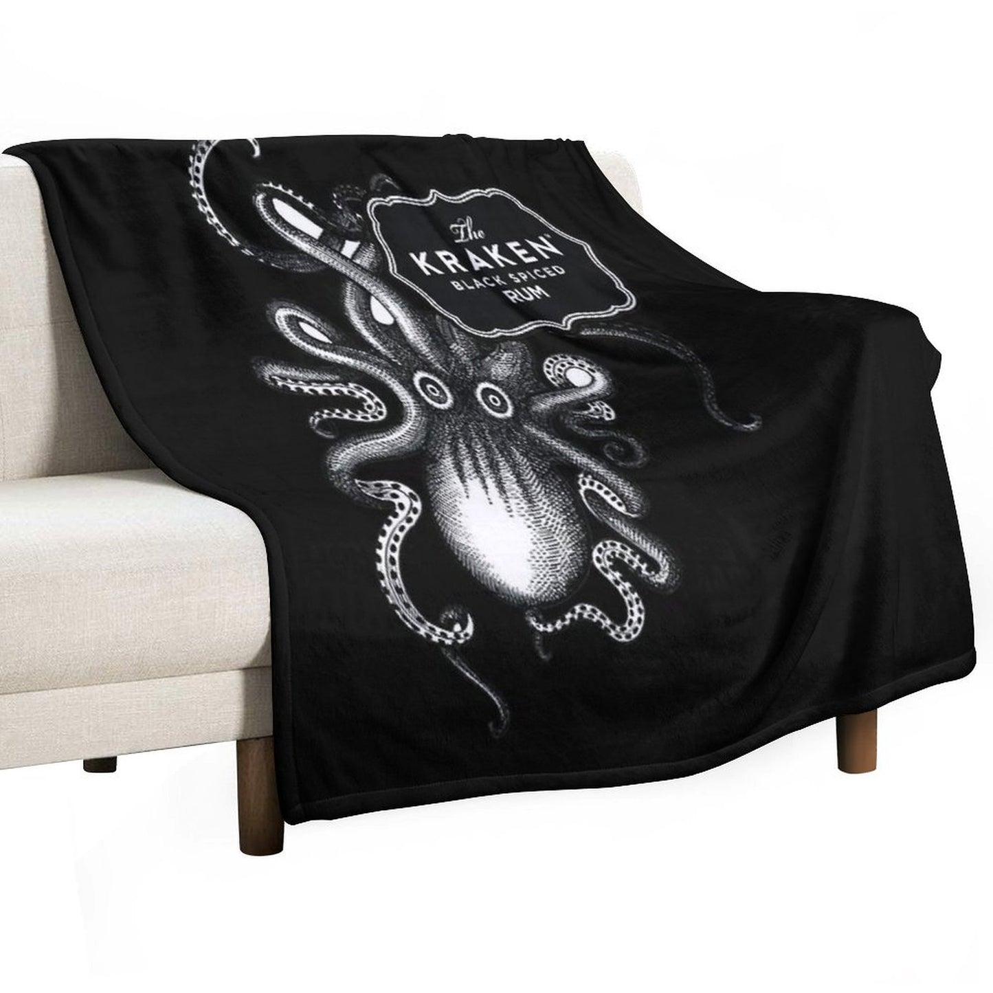 Kraken Rum Throw Blanket