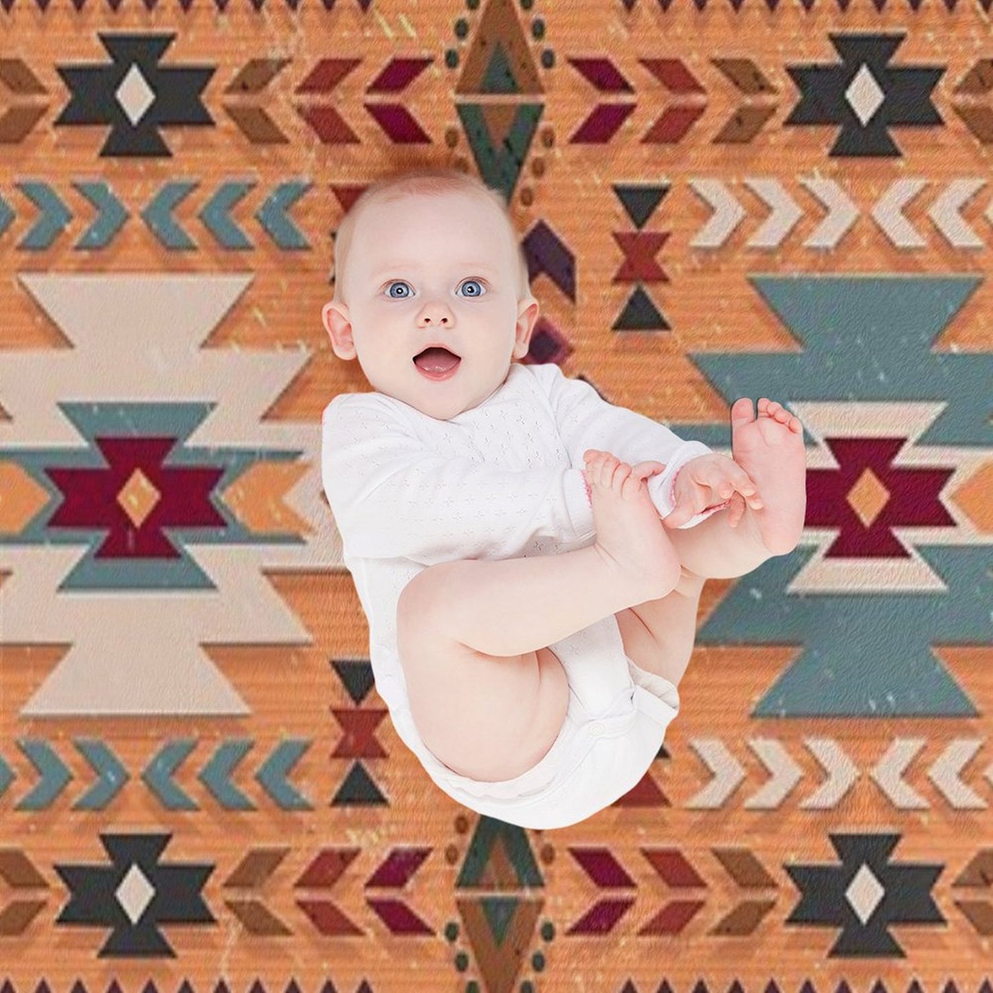 Navajo Design Throw Blanket