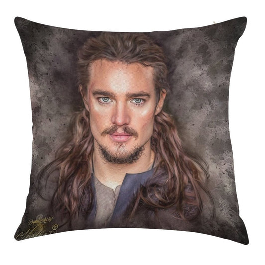 Uhtred of Bebbanburg- The Last Kingdom Linen Throw Pillow Cover