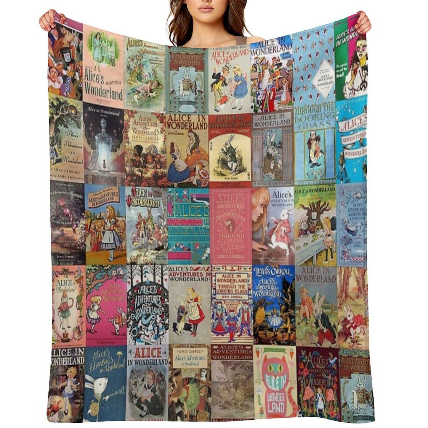 Alice in Wonderland Throw Blanket