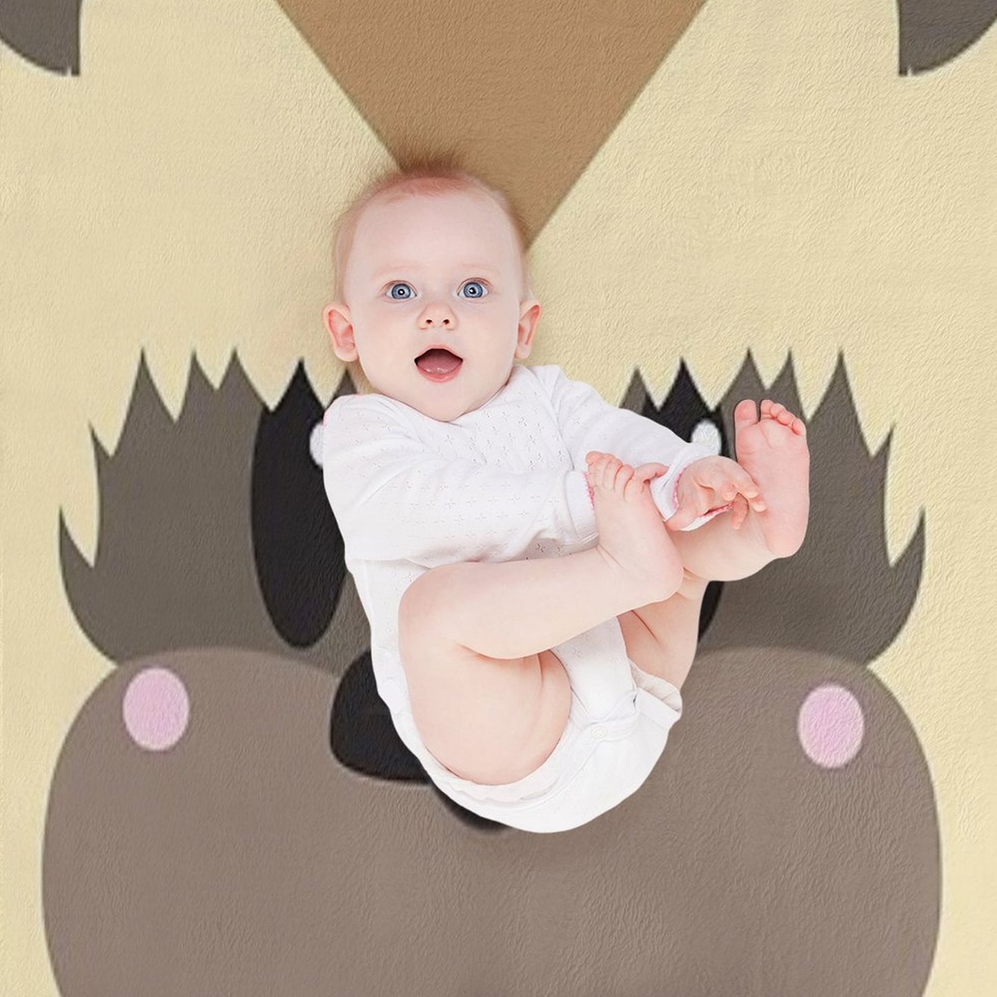 Appa Block Throw Blanket
