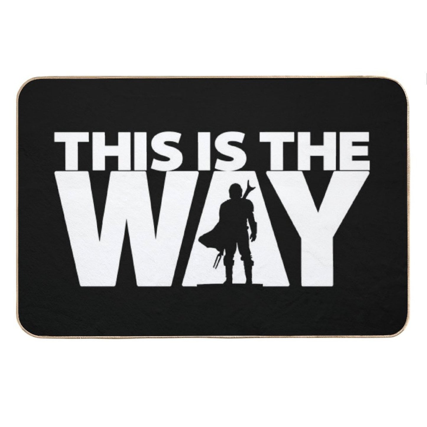 This Is The Way Geekdom Series DopeyArt Bath Mat