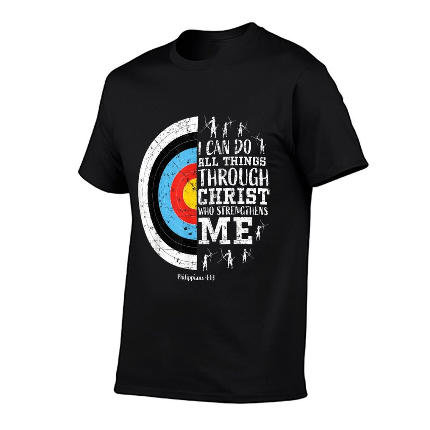 Archery Philippians 413 Christian Bible Verse Faith Graphic T-Shirt