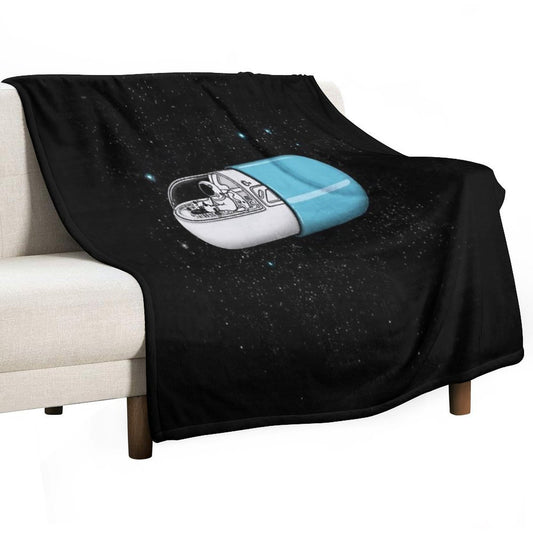 Space Capsule Throw Blanket