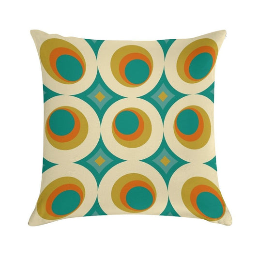 Mid-Century Modern Splash Soft Warmth Comfort Throw Pillow