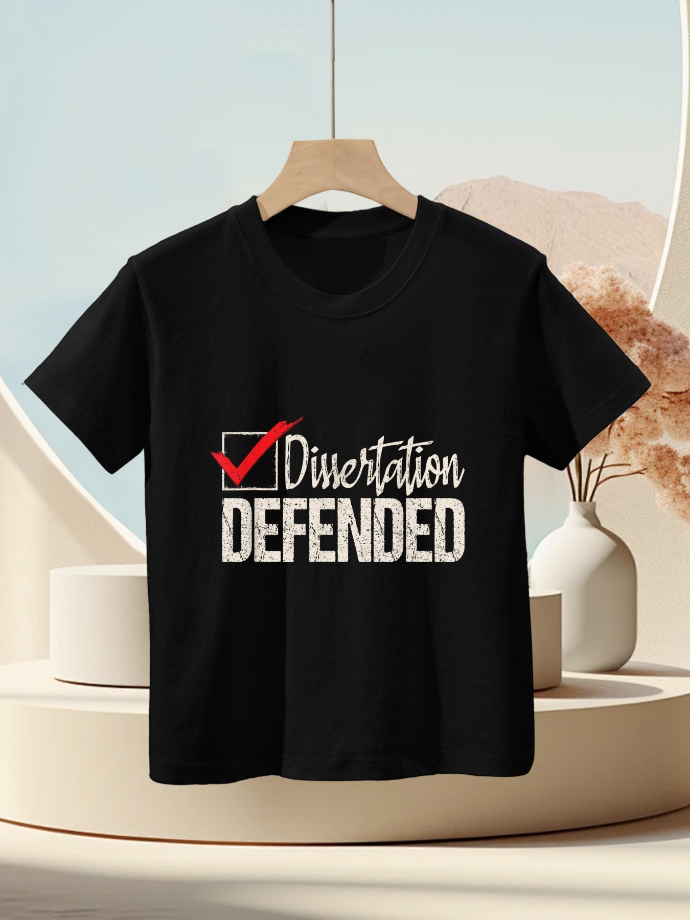 Dissertation Defended - PhD Graduate Ph.D. Graduation Kids T-Shirt