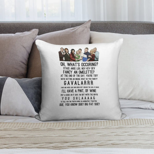 Gavin And Stacey Soft Home Decor Throw Pillow