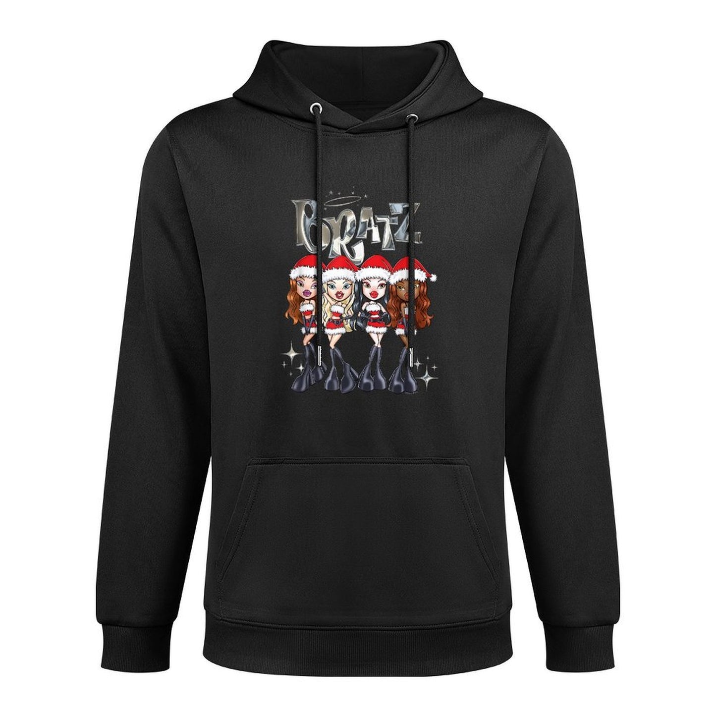 Bratz Christmas Santas Helpers Outfits Group Shot Pilling-Resistant Hoodie