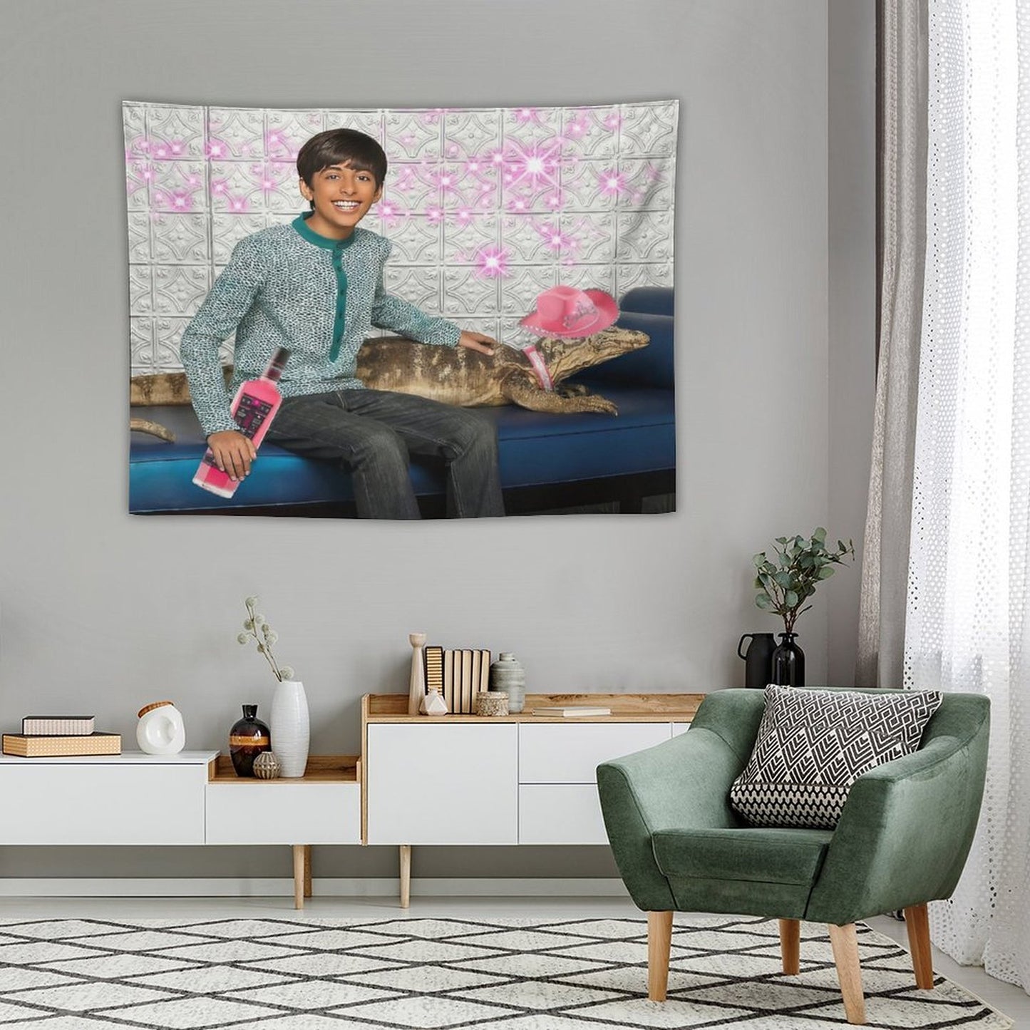 Cowboy Hat Kipling Ravi Funny Tapestry