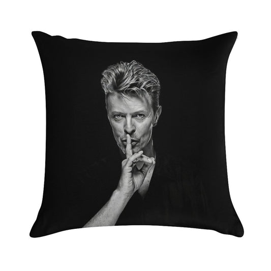 David Bowie Soft Warmth Comfort Throw Pillow