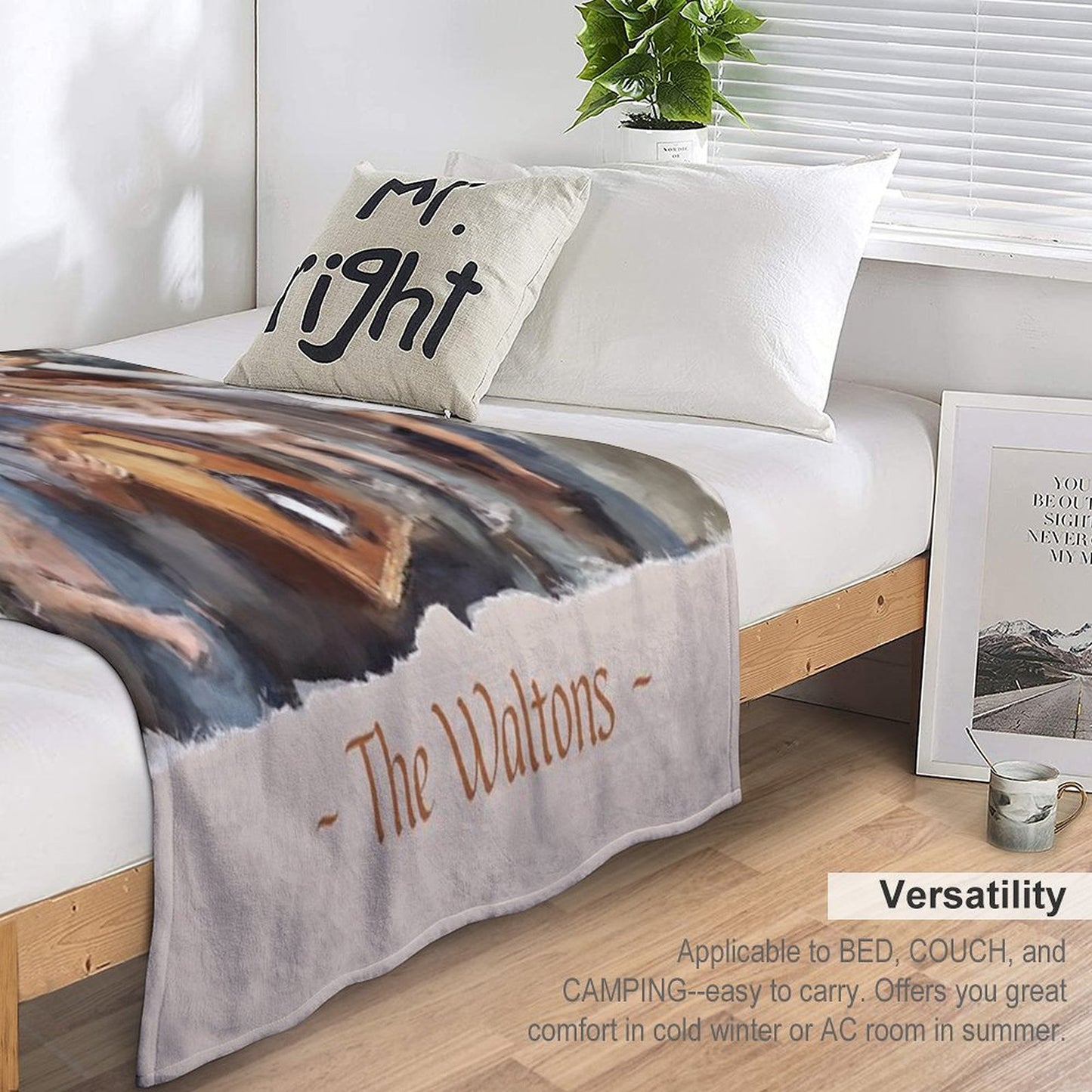 The Waltons TV Show Throw Blanket