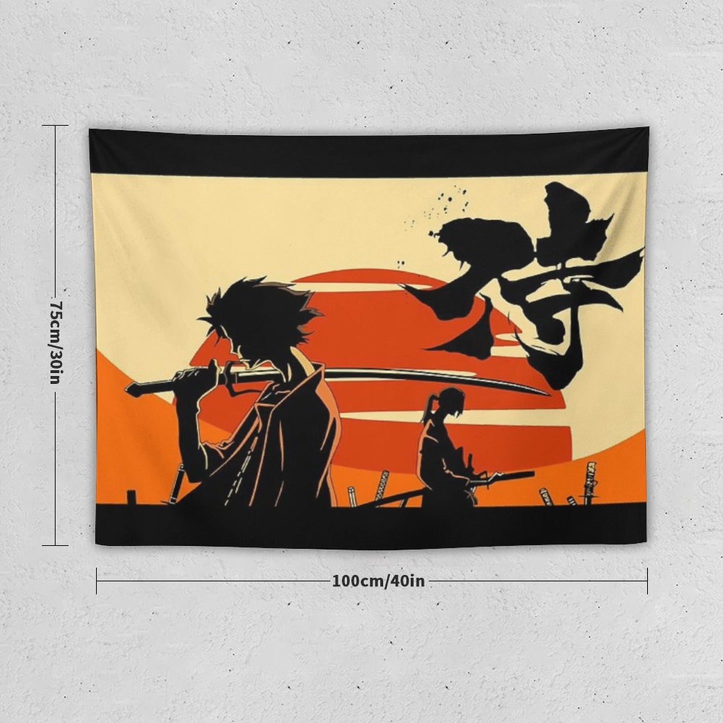 Sunset Samurai Tapestry