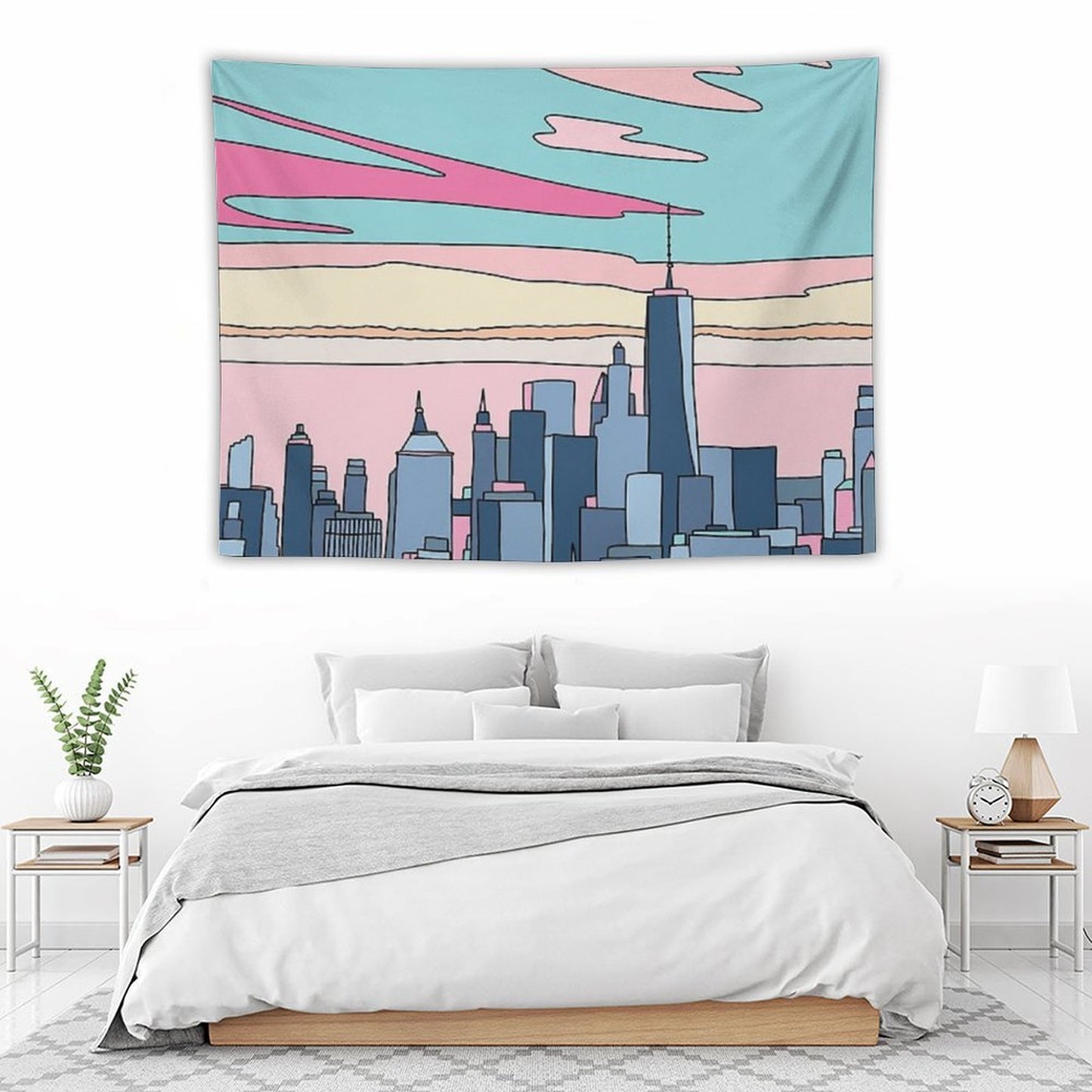 City Sunset by Elebea Tapestry