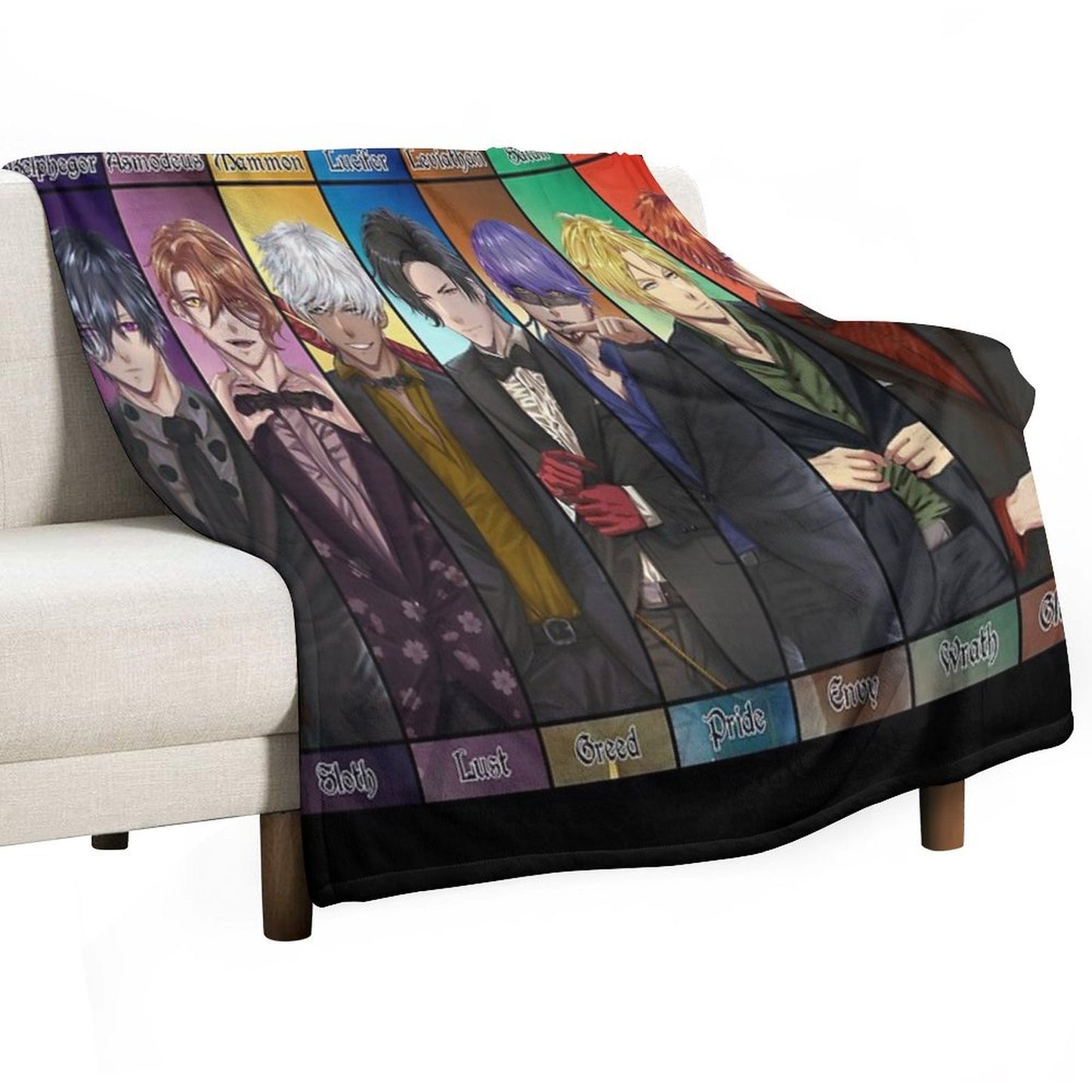 Obey Me Throw Blanket