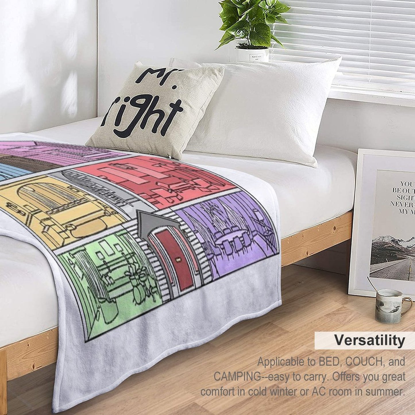 Lover House Throw Blanket
