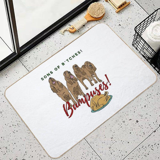 Christmas Story Bumpuses Bloodhounds Bath Mat