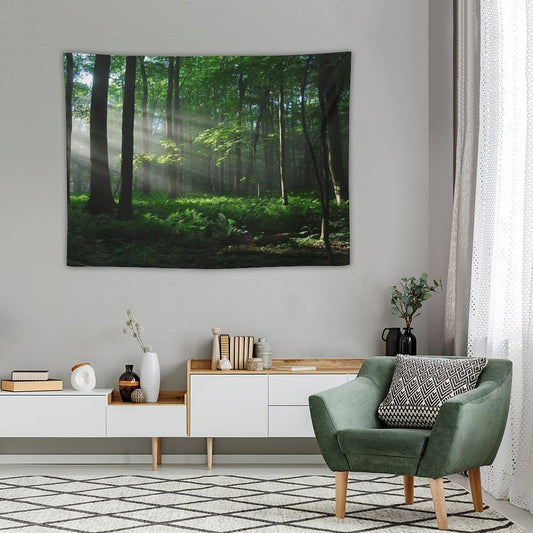 Lighted Forest Tapestry