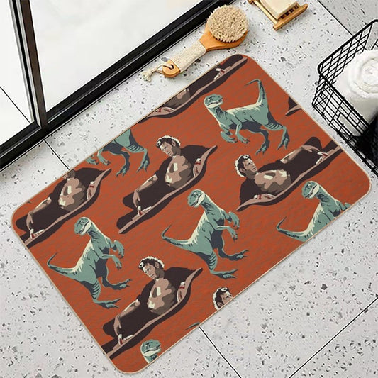 Jurassic Geniuses Bath Mat
