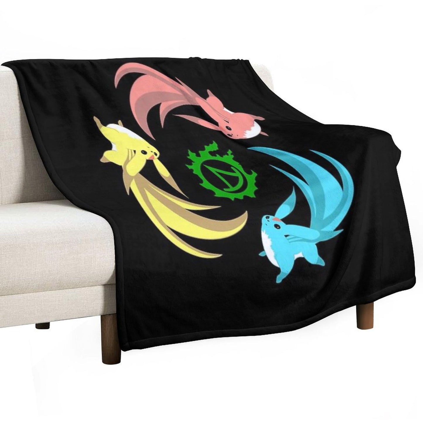 FFXIV Summoner - Carbuncles Throw Blanket