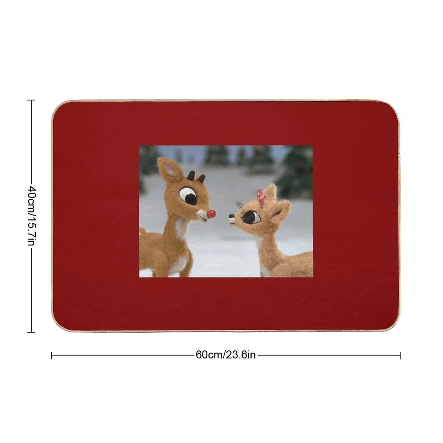 Rudolph And Clarice Bath Mat