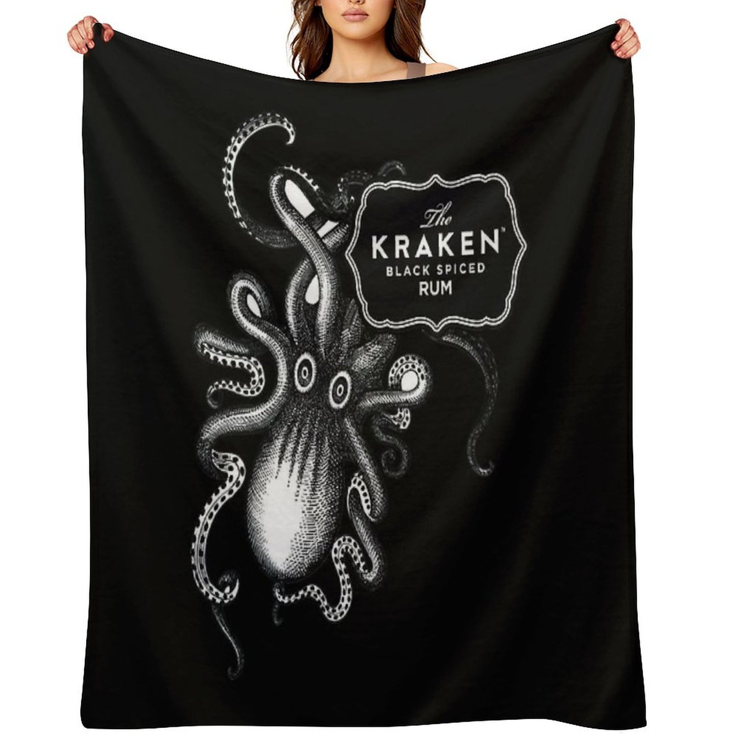 Kraken Rum Throw Blanket