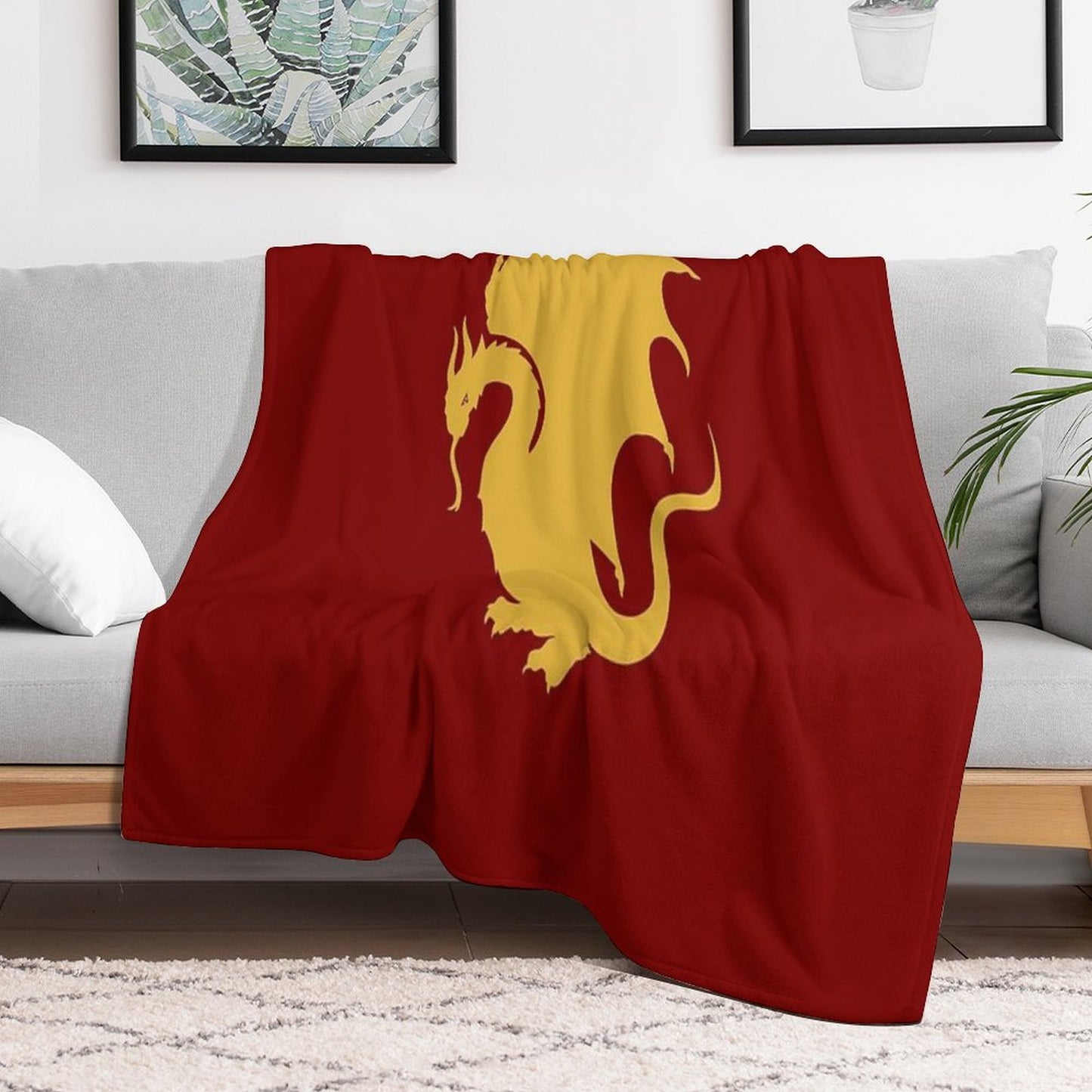 Arthur's Dragon Throw Blanket