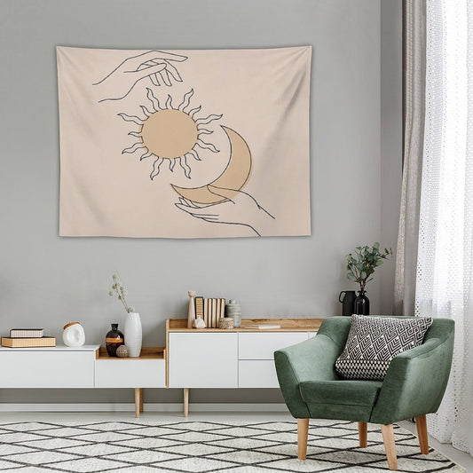 Sun And Moon Tapestry