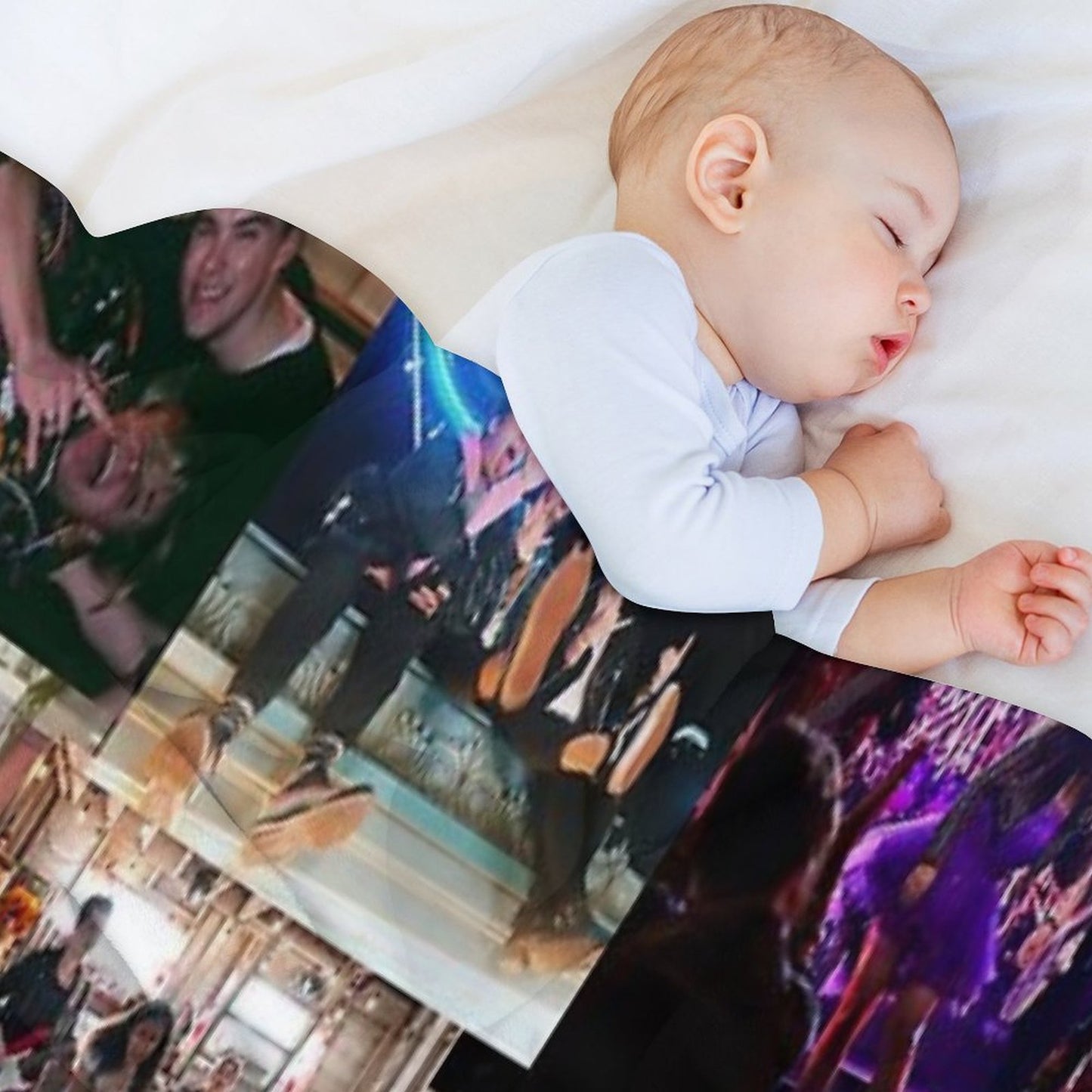Julie And The Phantoms Band Collage Throw Blanket