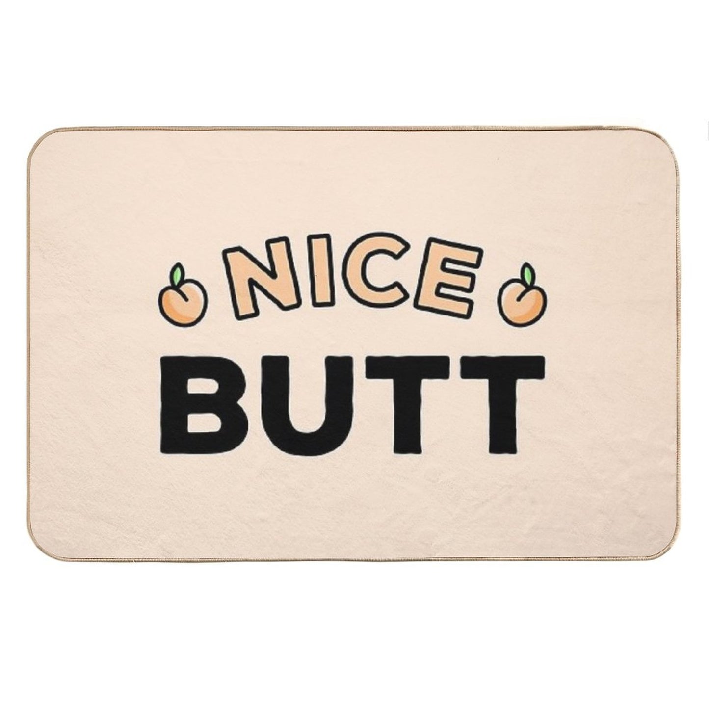 Nice Butt Peach Bath Mat
