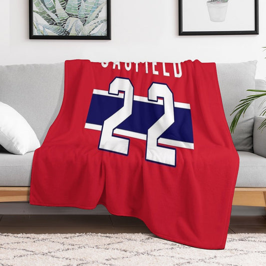 Caufield Jersey Throw Blanket