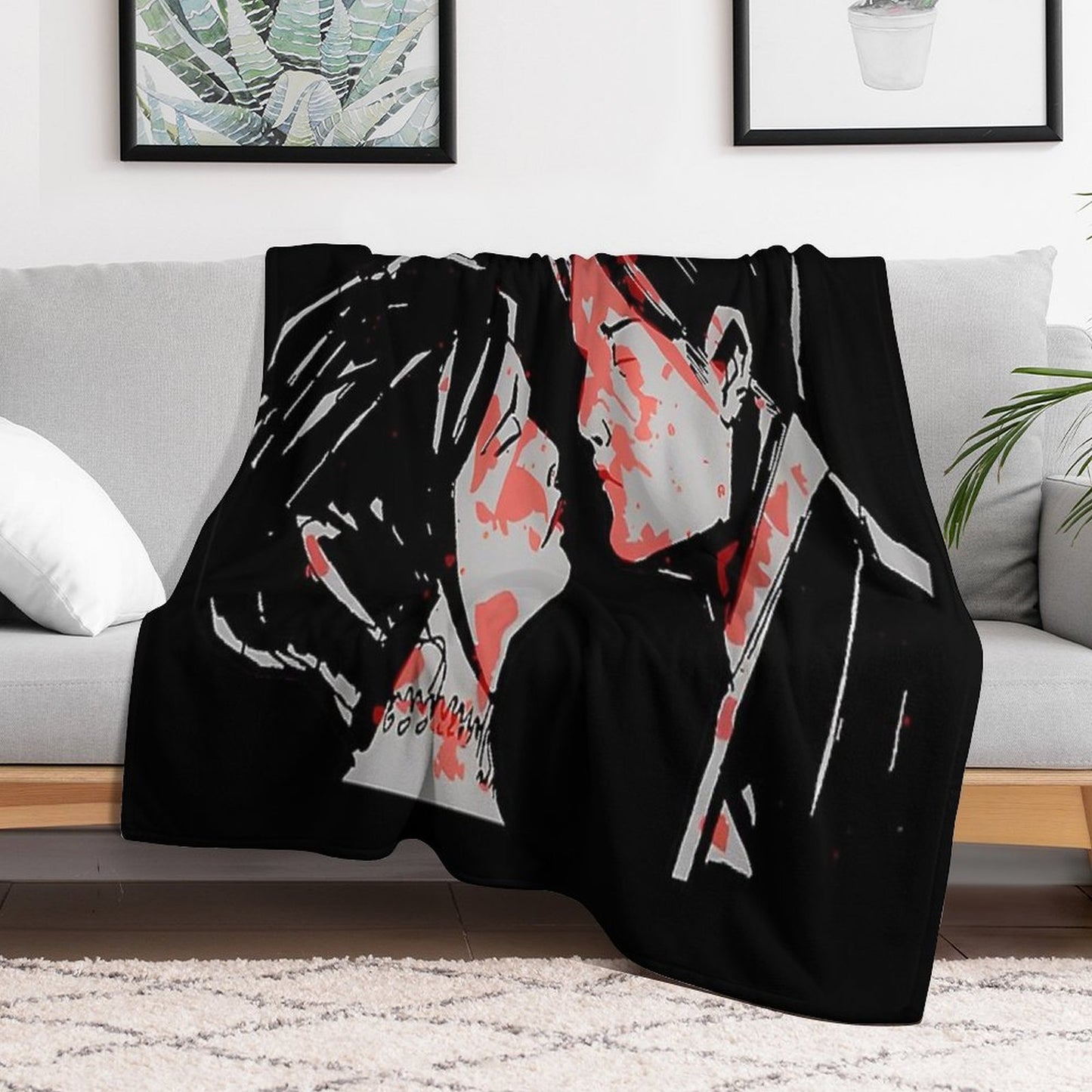 Loves Black Parade Mcr Throw Blanket