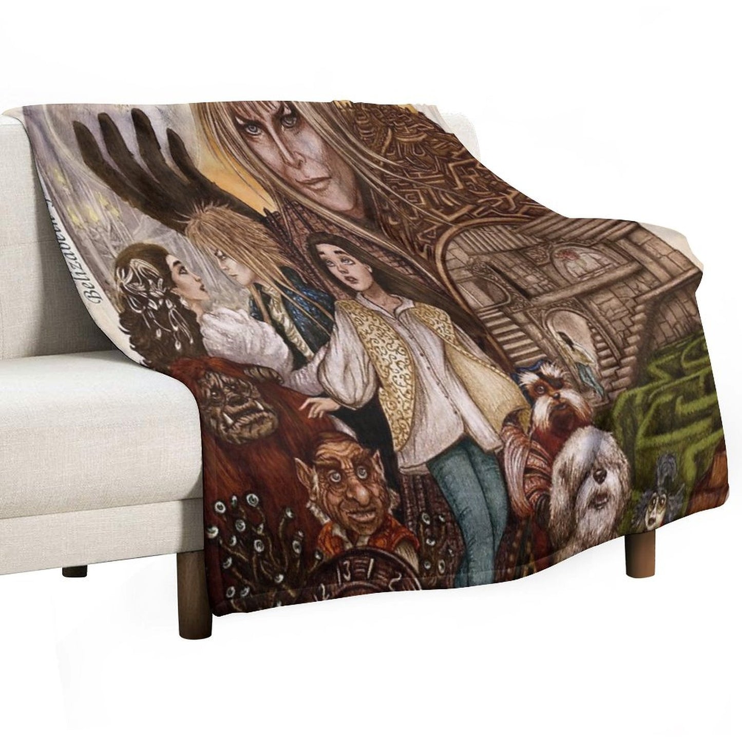 Labyrinth Throw Blanket