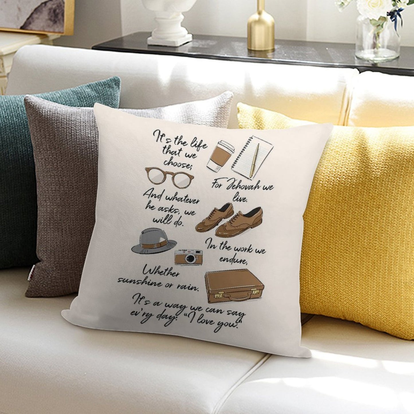 The Life of A Pioneer Soft Luxury Feel Throw Pillow