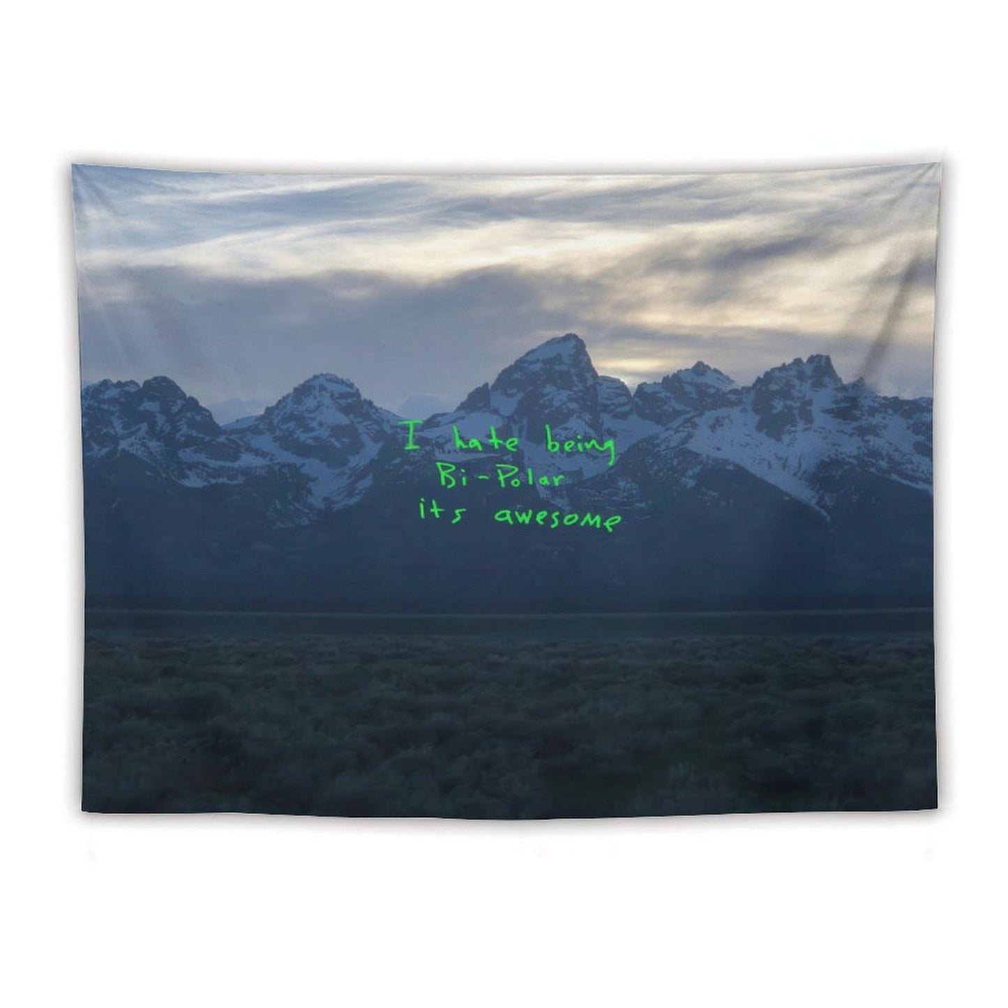Knaye Rapper - Ye I Hate Being Bi-Polar Its Awesome Tapestry