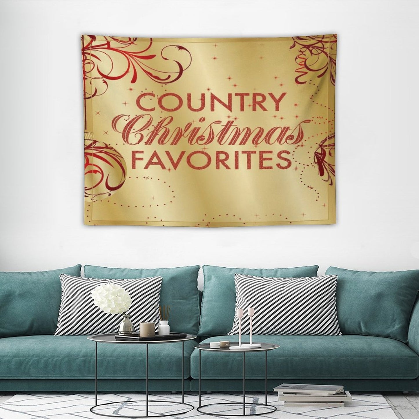 Country Christmas Favorites Tapestry