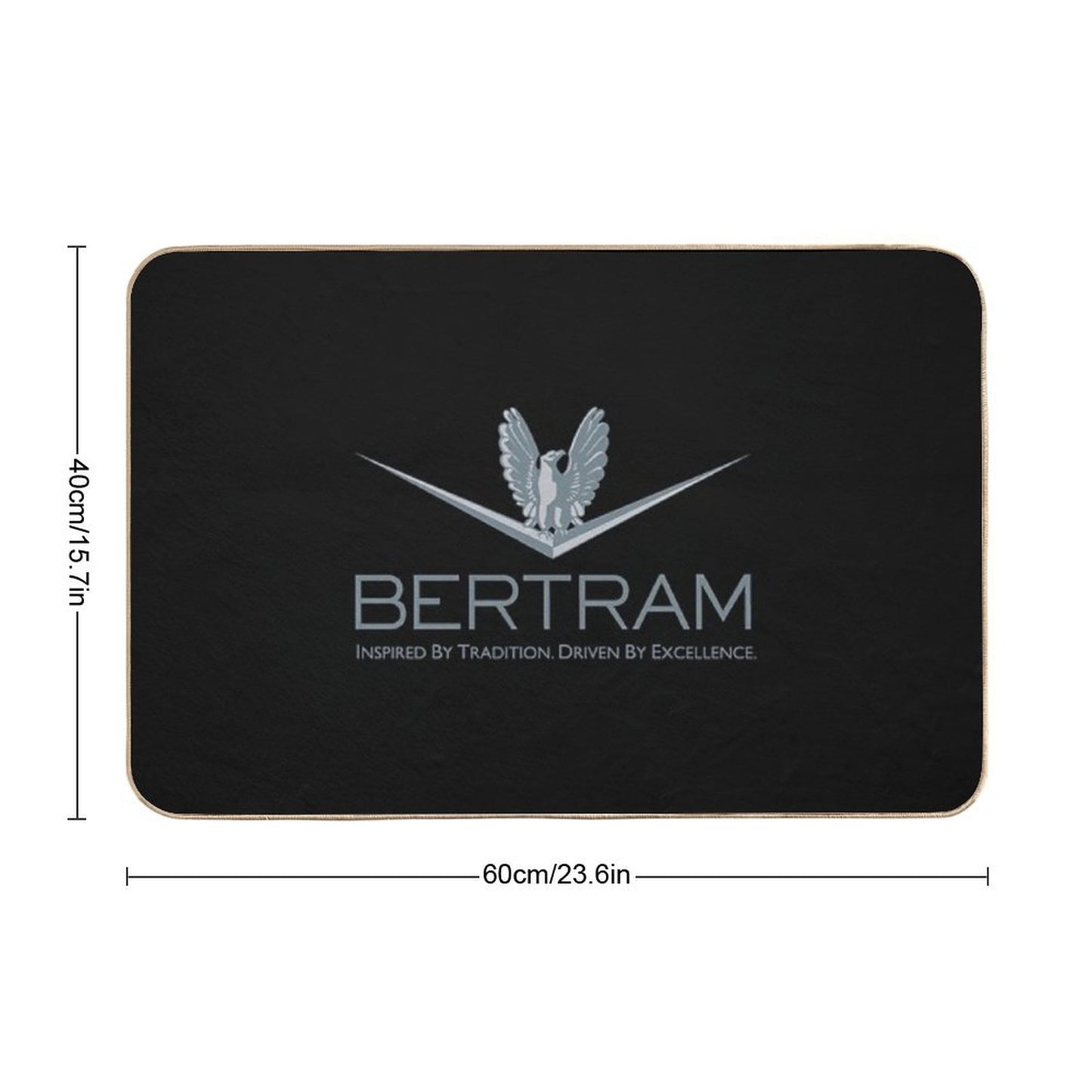 BERTRAM YACHTS LOGO Bath Mat