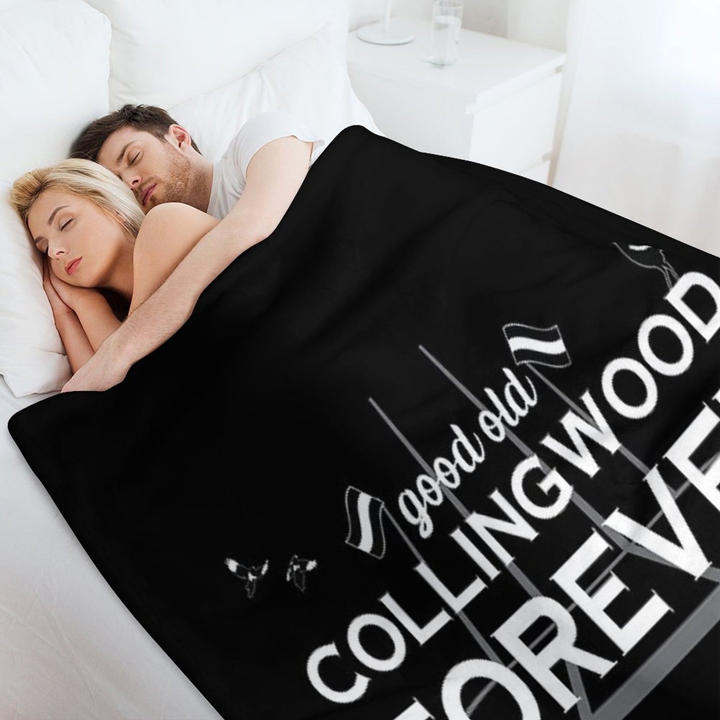 Good Old Collingwood Forever - Collingwood Theme Song Throw Blanket