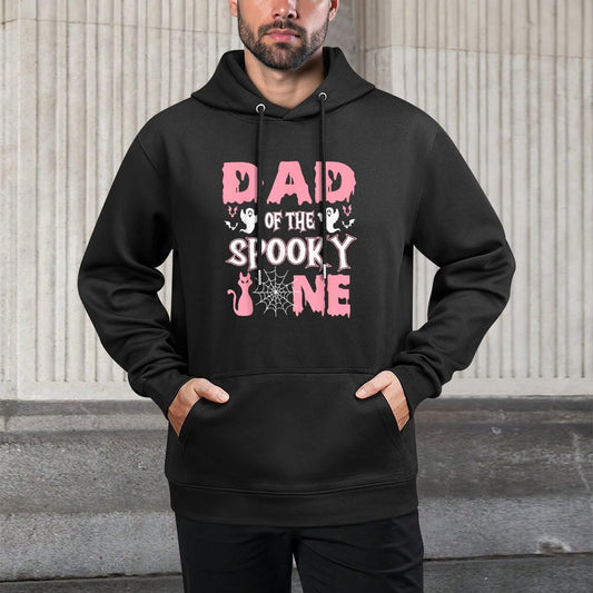 Dad Halloween 1st Birthday Dad of The Spooky One Girl Easy Care Hoodie