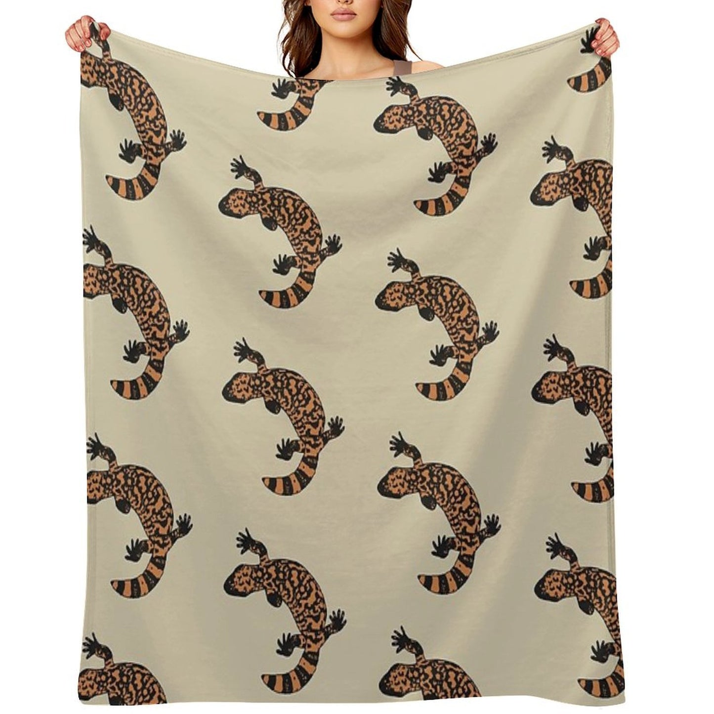 Gila Monster Throw Blanket