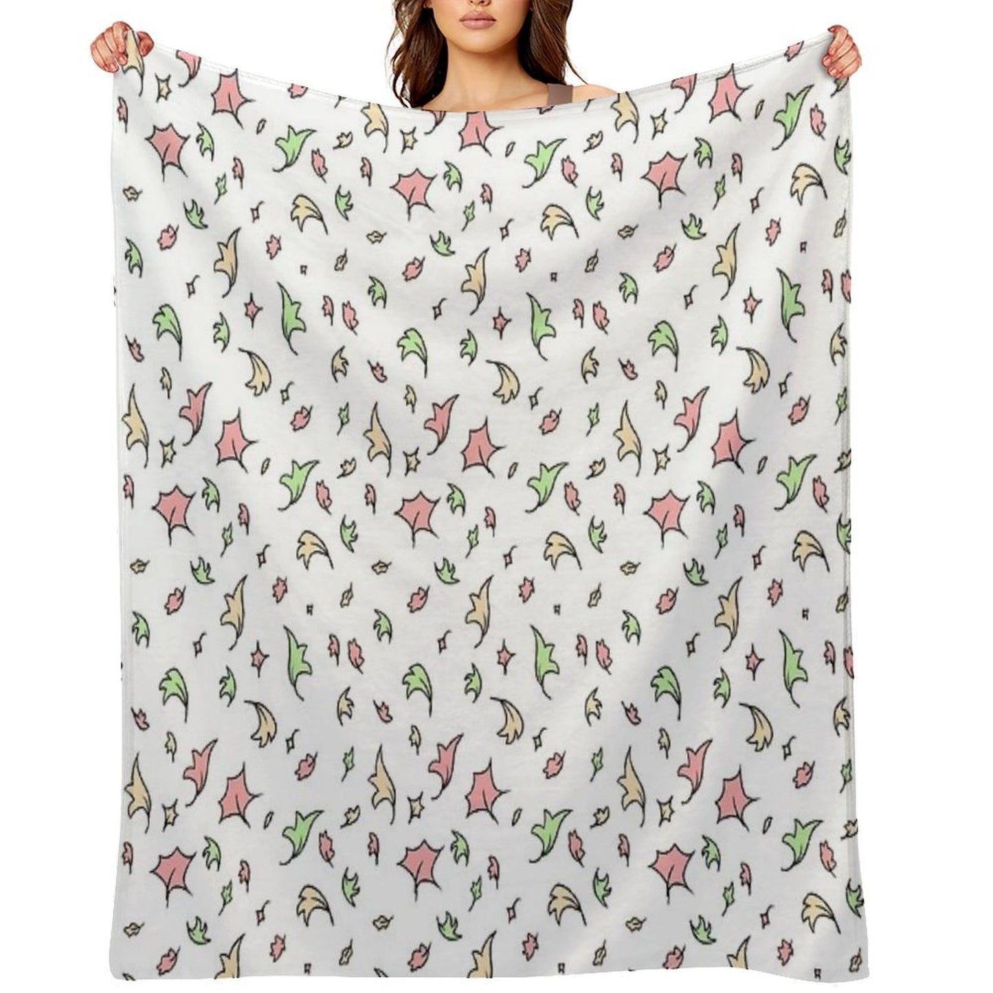 Heartstopper Leaves Throw Blanket