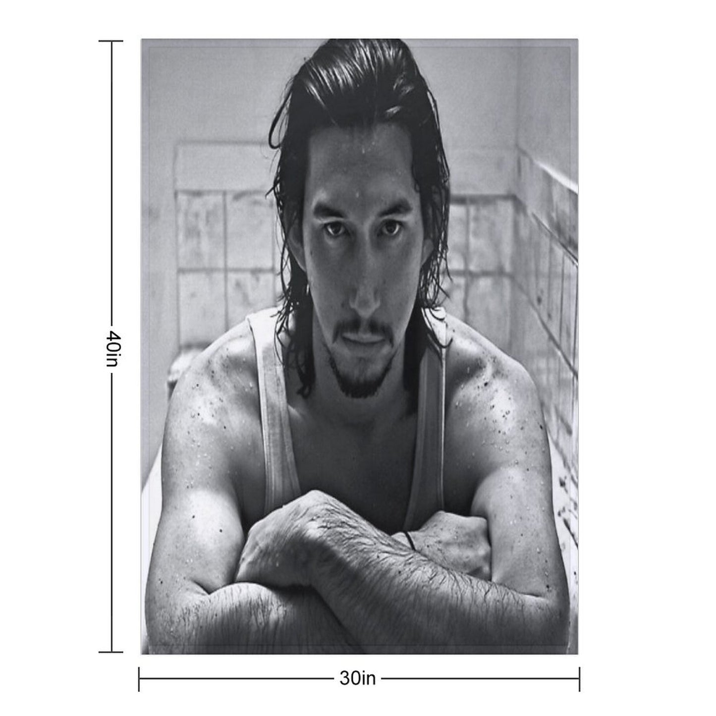 Adam Driver Throw Blanket