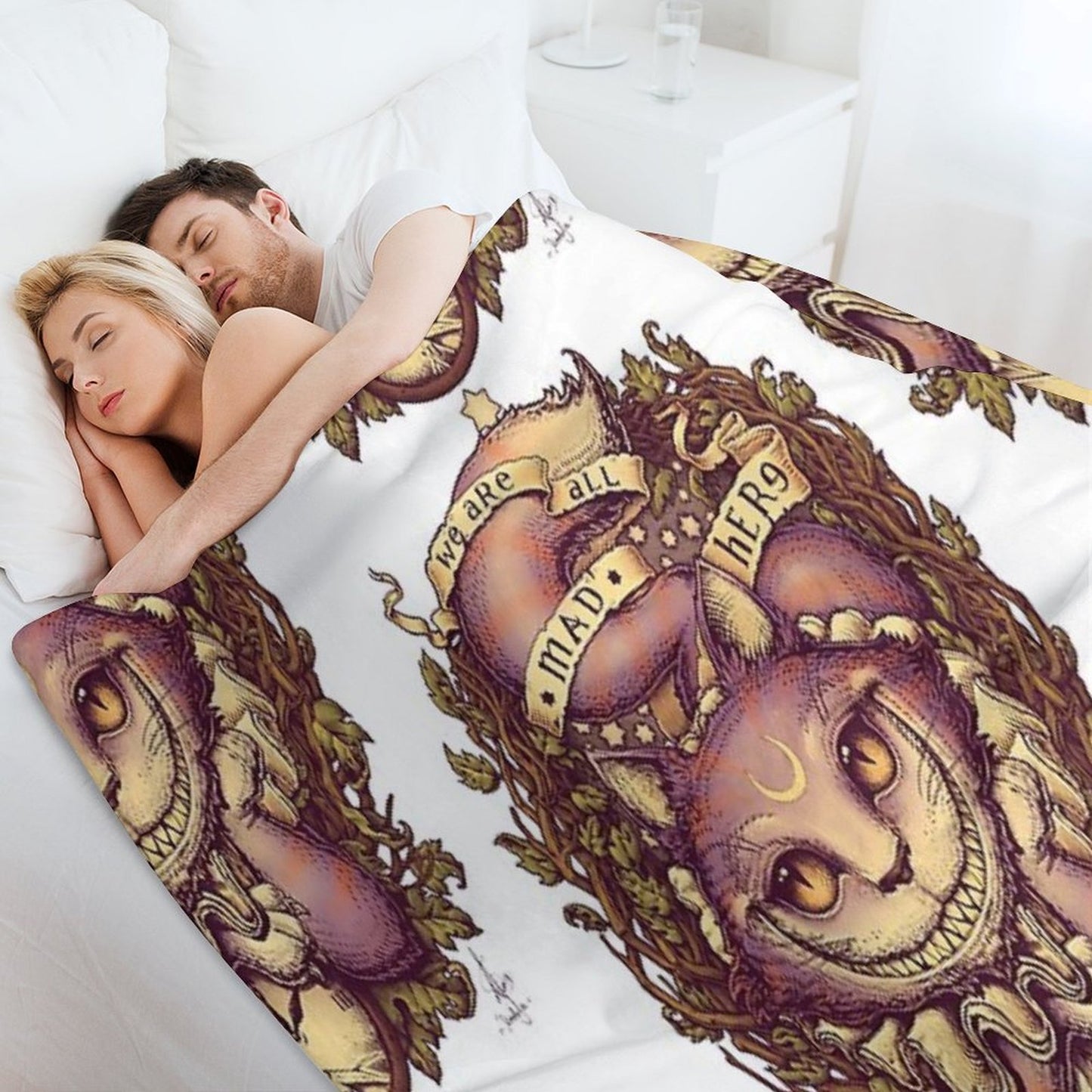 CHESHIRE CAT Throw Blanket