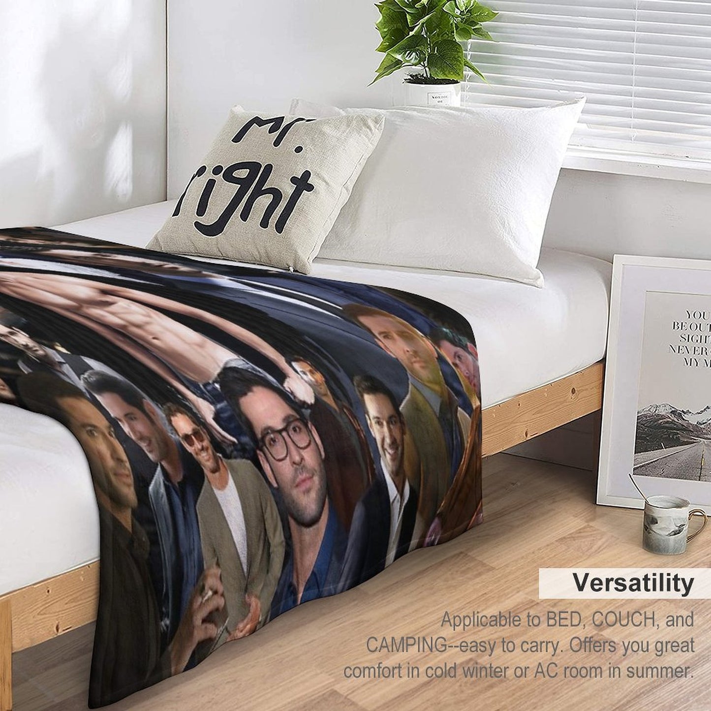 Tom Ellis Throw Blanket
