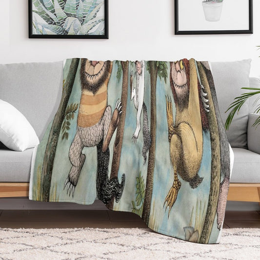 The Wild Things Are Throw Blanket