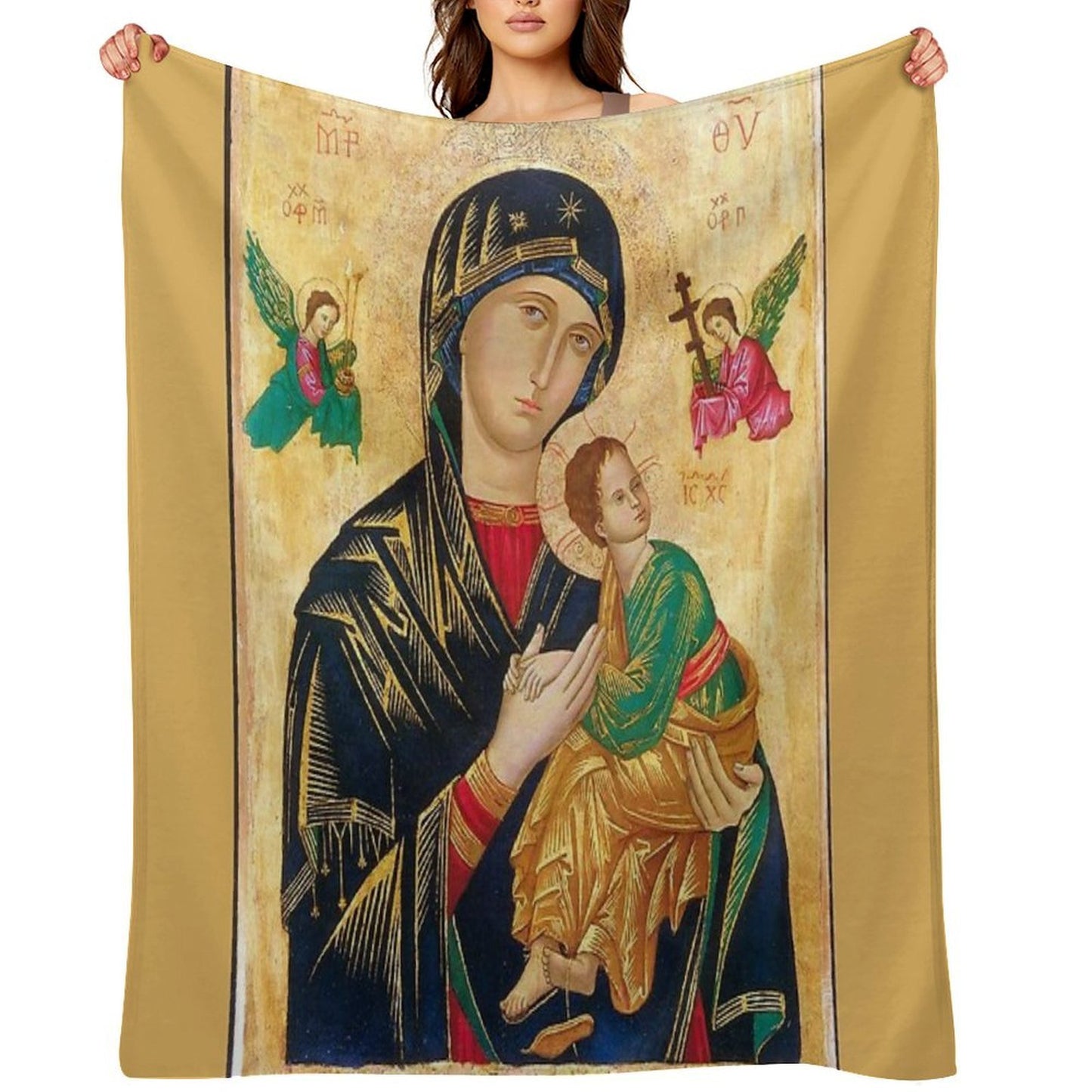 Our Lady of Perpetual Help 1 Throw Blanket